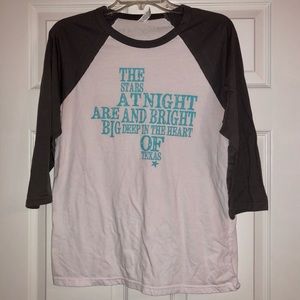 Deep in the Heart of Texas raglan tee